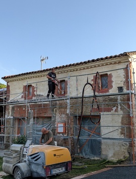 Chantier en cours Artisan déco pierre Déco Façades